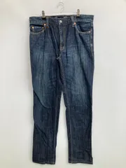 Eddie Bauer エディーバウアー デニムパンツ 33 ネイビー フルレングス 無地 スタンダード ストレート レギュラー ヴィンテージ