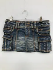 デニムスカート ブルー