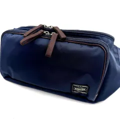 ✨ほぼ新品✨ PORTER　PLAN　ウエストバッグ　クロスボディ　ネイビー　ポーター　吉田カバン　プラン　NAVY　紺　ウエストポーチ　ショルダバッグ　斜めがけ　レディース　メンズ　ユニセックス　希少　レア　入手困難　極美品