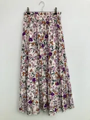 ロングスカート ONE SIZE パープル