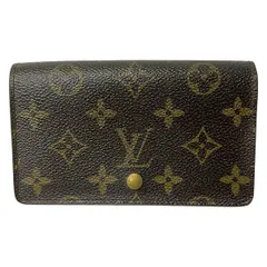 LOUIS VUITTON(ルイヴィトン) 2つ折り財布 モノグラム ポルトモネビエトレゾール M61730 - レザー