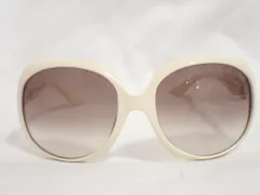 【人気モデル】ディオール サングラス GLOSSY1 ホワイト ロゴ入り ケース付