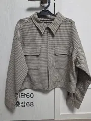 GU チェック柄 ジャケット ブルゾン