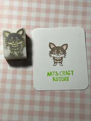 チワワブラックタンロングコート