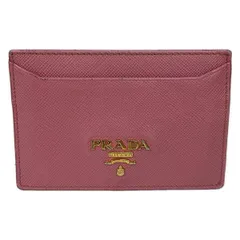 PRADA(プラダ) カードケース - ピンク レザー