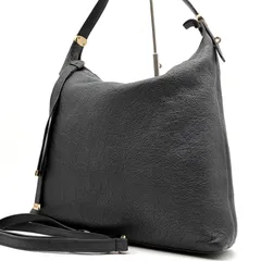 FURLA フルラ 2way ワンショルダーバッグ トートバッグ カジュアル オールレザー 肩掛け 斜め掛け可 ブラック 黒 正規品 美品