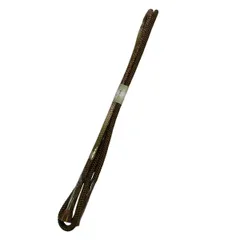 帯締め 優品 カジュアル 幾何学模様 茶緑色 正絹 和装小物  【中古】