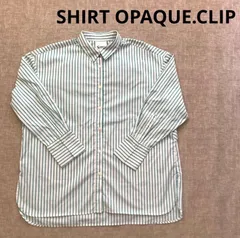 SHIRT OPAQUE．CLIP バックフリルシャツ