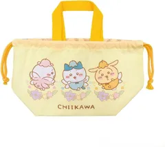 マリモクラフト ちいかわ CHIIKAWA ランチ巾着 フェアリーフラワー CKW-306 弁当袋 ランチバッグ