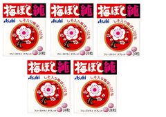 【まとめ買い】アサヒグループ食品 梅ぼし純 24粒×5個