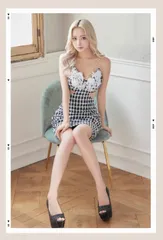 ミニドレス  キャバドレス　レース　ワンピース　Love Rich