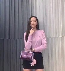 ポロラルフローレン ピマコットンカーディガン ピンク S 新品