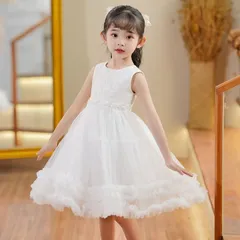 送料無料 キッズ ドレス ワンピース チュールワンピース 夏 ノース ワンピース 女の子 ピアノ発表会 子供 花見 ワンピース フォーマル キッズ ドレス 誕生日 プレゼント 演奏会 結婚式 入園式 パーディー 子供服