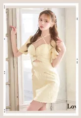 新作　LoveRich ミニドレス  キャバドレス　タイト　ラブリッチ