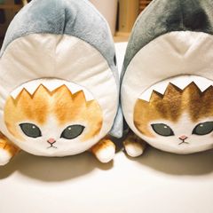 モフサンドプレミアムドームクッションサメにゃん2種コンプリート