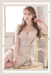 散りばめスパンコール　ミニドレス キャバドレス　セット　LoveRich