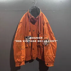 90s Bogner ボグナー ボンバージャケット スキーウェア ヴィンテージ ヘビーウェイトアウター 立体刺繍 個性的デザイン AKIRA風