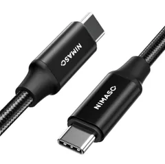 ★NIMASO USB C Type C ケーブル USB3.2 Gen2【100W/5A急速充電 PD対応 4K / 60Hz 映像出力 2m】 タイプc ケーブル NCA20E73