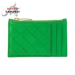 美品 BOTTEGAVENETA ボッテガヴェネタ イントレチャート グリーン A00039929K コインケース フラグメントケース メンズ 601131【中古】