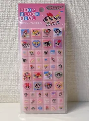 タイルシール　パワーパフガールズ　立体　シール　ブロック　ピンク