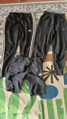 まとめ3枚 ジュニア adidas/NIKE トレーナー ズボン/ハーフパンツ セット