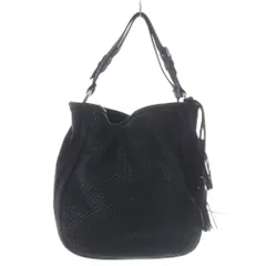 マルティナカポーニ MARTINA CAPONI ハンドバッグ タッセル レザー ブラック /YO18