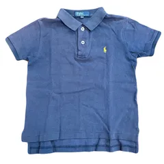 ポロバイラルフローレン　ポロシャツ　110cm ネイビー　ワンポイント　刺繍　ポニー　ナイガイ