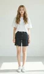 リーバイス 501 レディース ブラックデニム ショートパンツ_24