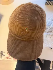 ポロ コーデュロイ キャップ ブラウン 帽子 (ベージュに近い)