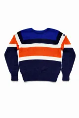 90s ポロ ラルフローレン カラーブロック セーター L