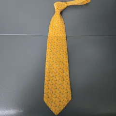 フェラガモ 9 0 ブランド シルク 100% ネックタイ タイ-040