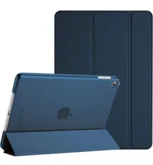 ★ProCase iPad 9/8/7 ケース (2021 2020 2019) 半透明バックカバー 軽量 スタンド iPad 10.2