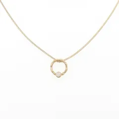 K18YG ダイヤモンド ネックレス 0.04CT