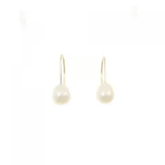 K18YG 淡水パール ピアス