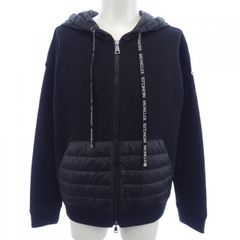 極美品 MONCLER モンクレール ハイブリッド 襟ロゴ ダウンジャケット