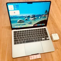 【動作確認済み】 MacBook air 13インチ 2022 アップル Apple M2 16GB 512GB 動画編集可能 カメラ内蔵 ノートPC ノートパソコン SSD搭載 macOSインストール済み 【4121】
