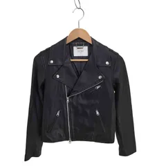 スローブイエナ SLOBE IENA ラムレザー ダブルライダースジャケット レディース 表記無 