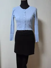 起毛 スカート レギンス ブラック 色