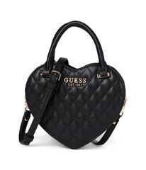 GUESS Men's Atabey Heart Bag in Black