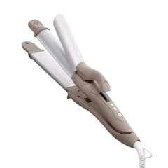 【数量限定】SL-002ABE 32mm ヘアアイロンコテ カール ベージュ ストレート 2WAY サロニア SALONIA