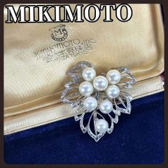 新品未使用品】ミキモト パール ベビーパール ブローチ フラワー 花籠