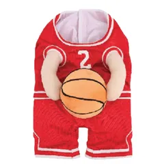 新品 ボール付き犬バスケットボールコスチューム ボール付き犬用バスケットボールコスチューム バスケットボール選手ペットコスチューム 犬用バスケットボール選手コスチューム ハロウィーン フェスティバルのためのボールとバスケットボールの服を保持している通気性の子犬