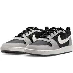 [ナイキ] コート ボロー LOW プレミアム [COURT BOROUGH LOW PRW] ブラック/マットシルバー/セイル 844881-005 日本国内正規品 25.5cm [ブラック/マットシルバー/セイル] [25.5 cm]