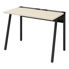 新品 オフィスデスク コクヨ リーン 平机 ワークデスク ブラック×ナチュラル 幅100×奥行60cm 【2梱包】 DLE-N1006-BKLW1 【お客様組立】