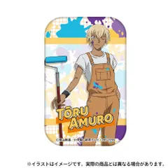 【新品・公式】名探偵コナン 長方形缶バッジ 安室透(アート) 公式グッズ colleize コレイズ