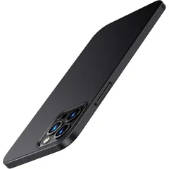 【2023最新 肌触り良し】TORRAS iPhone12 /12Pro 用ケース 超薄 6.1インチ マット質感 PC ガラスフィルム付属 指紋/擦り傷防止 さらさら 手触り アイフォン 12 Pro用耐衝撃カバーブラック Wisdom Series