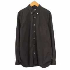 ロッソ ROSSO アーバンリサーチ シャツ ボタンダウン ドット 長袖 M 黒 ブラック