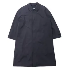 CHAPS RALPH LAUREN 90年代 ステンカラーコート LL ブラック コットン 比翼 ライナー着脱式