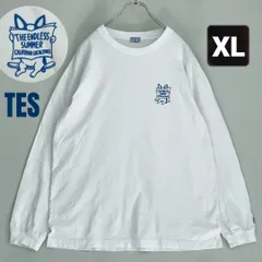 TES エンドレスサマー★BUHI ブヒ/プリント長袖Tシャツ★ロンT★ホワイト★オーバーサイズ★メンズXL    #2602F060のサムネイル
