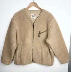 LEE リー ビッグポケット ツーウェイ ノーカラー フリース (起毛)